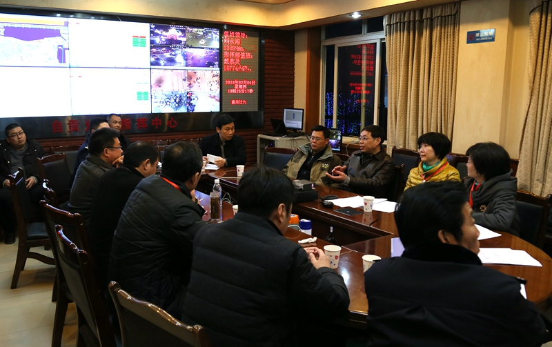 刘永湘市长检查灯会应对高峰期工作