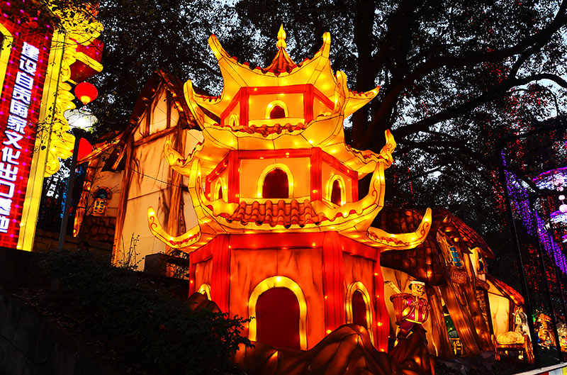 花灯，彩灯，