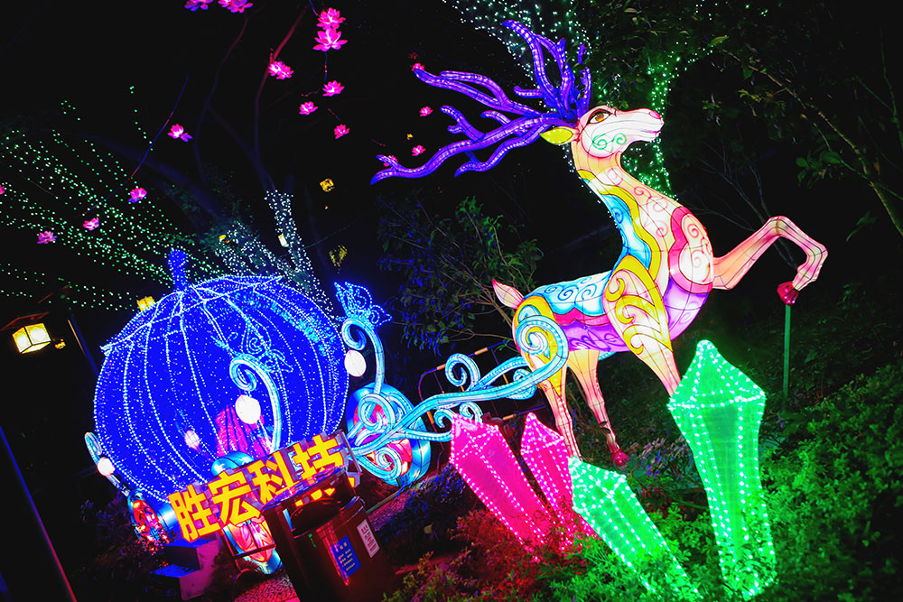 精品彩灯-九色鹿