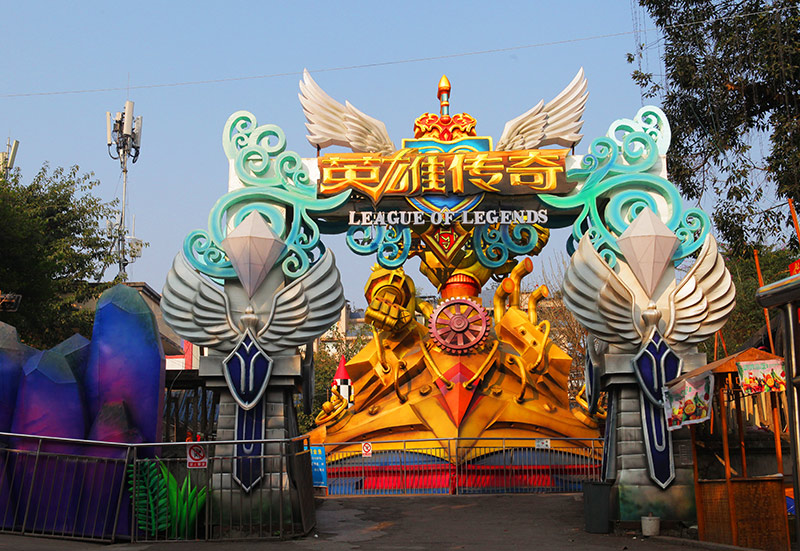 【游戏彩灯】游戏主题彩灯制作案例——《英雄传奇》彩灯灯组